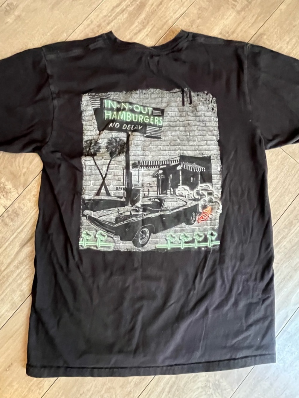 In-N-Out Black Graphic Short-Sleeve Tee